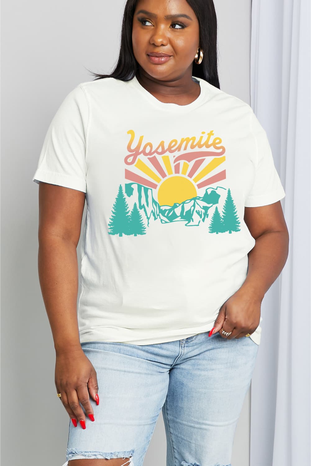 Simply Love Full Size YOSEMITE Graphic Cotton Tee