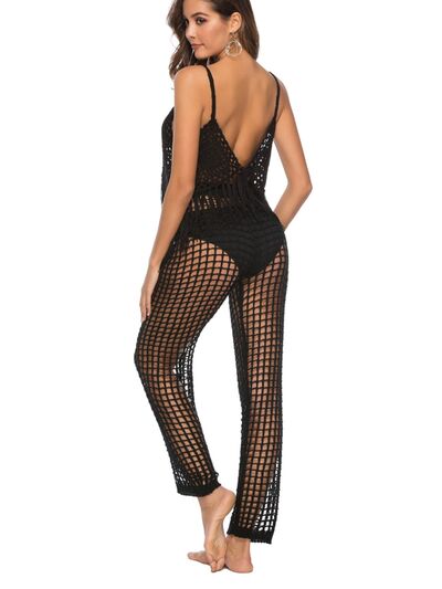 Cutout High Waist Swim Pants