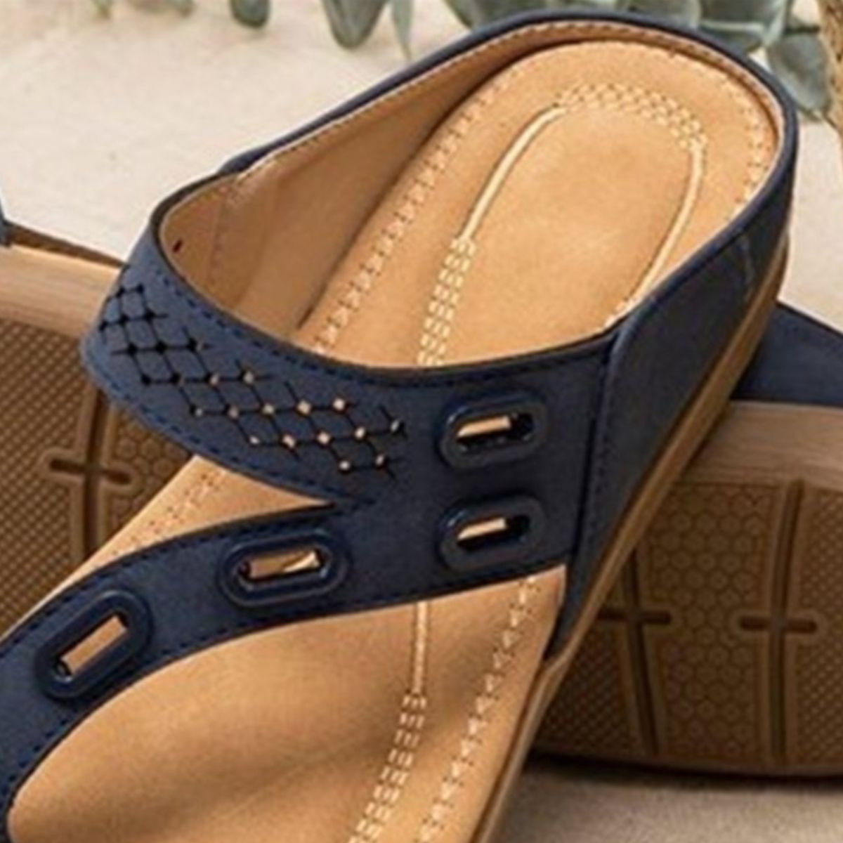 PU Leather Open Toe Sandals