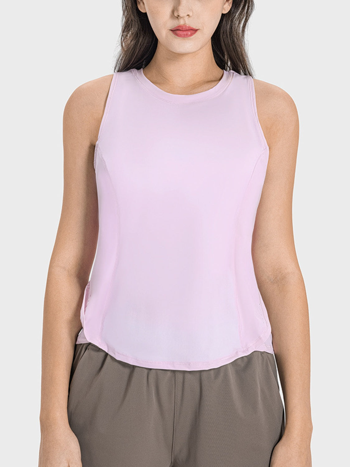 Round Neck Active Tank