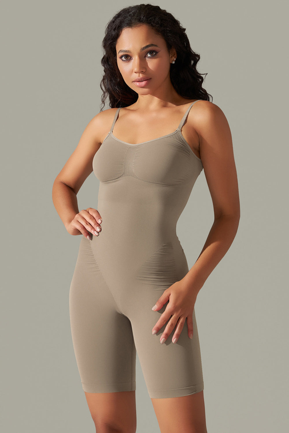 Spaghetti Strap Active Romper